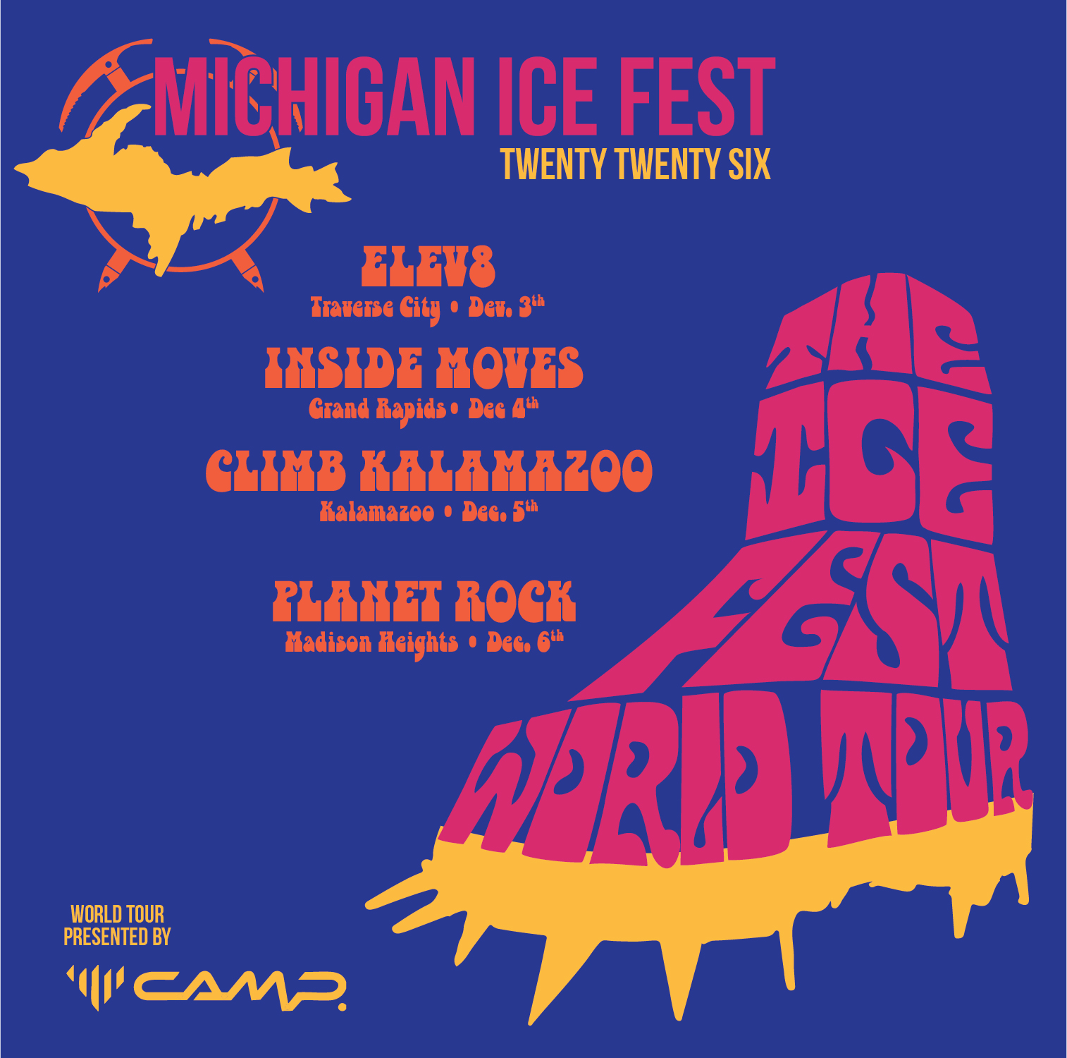 CALLING ALL ICE FEST FAMILY- WORLD TOUR DATES ANNOUNCED!